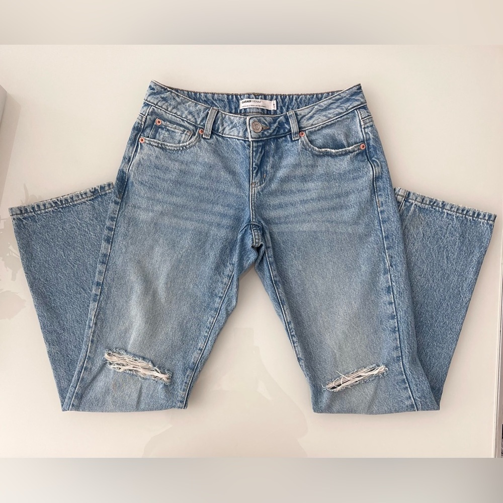 Garage Extreme Low Rise Straight Jean